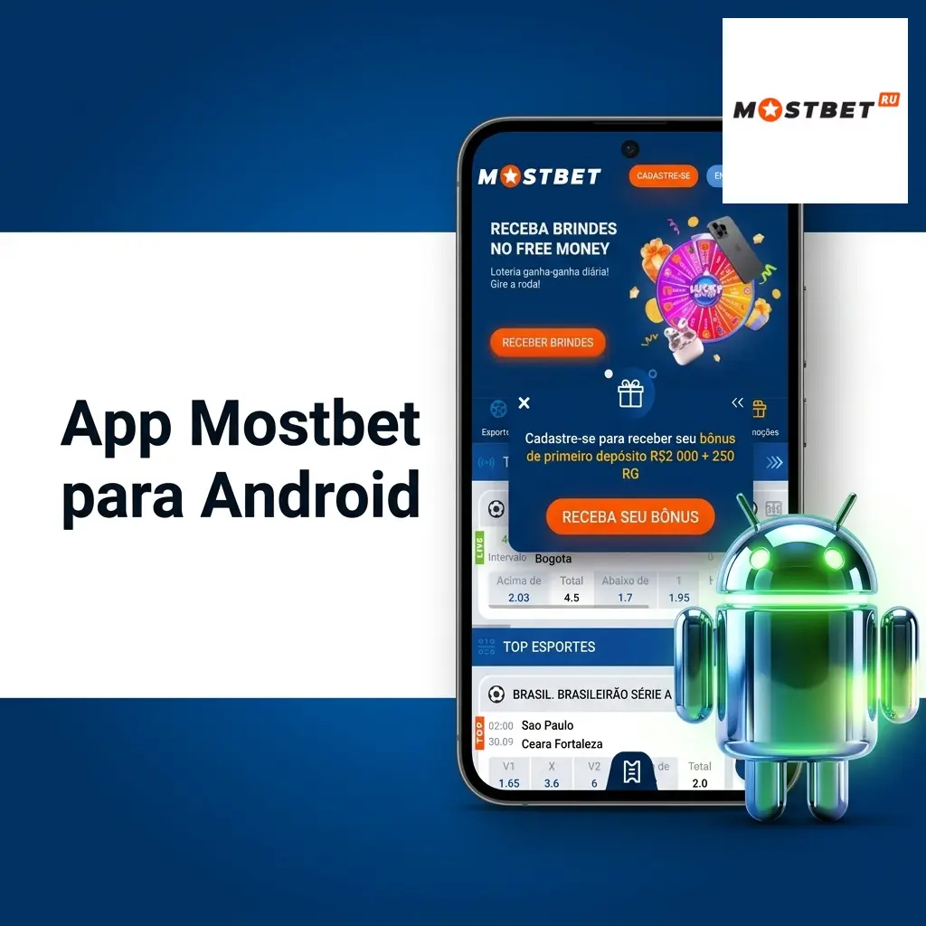 Aplicativo Mostbet para Android com apostas esportivas e jogos de cassino disponíveis a qualquer hora e lugar