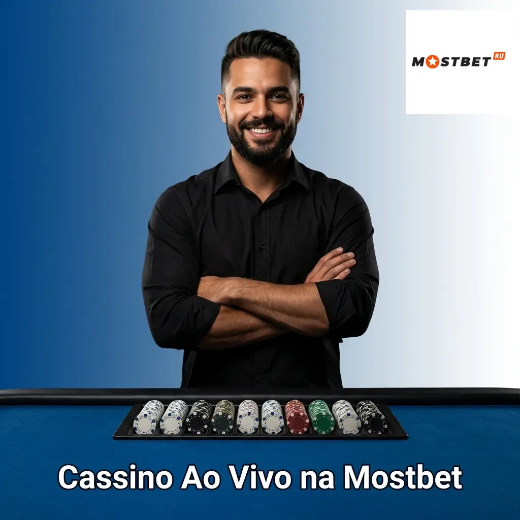 Cassino ao vivo Mostbet com crupiês reais transmitindo roleta, blackjack, bacará e game shows em tempo real