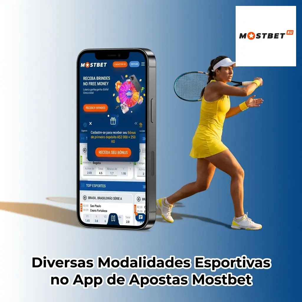 Modalidades esportivas disponíveis no app Mostbet: futebol, basquete, tênis, eSports e mais para apostas ao vivo