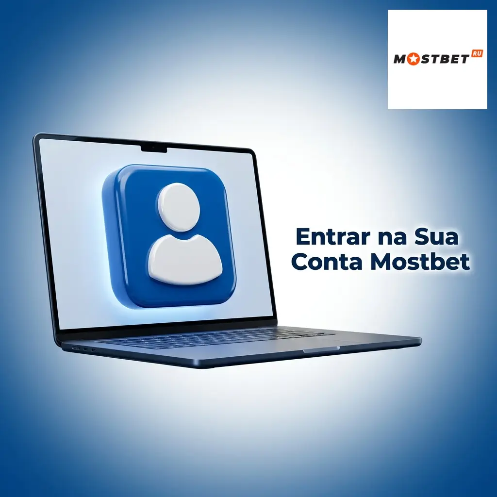 Tela de login da conta Mostbet com campos de e-mail, senha e autenticação em duas etapas