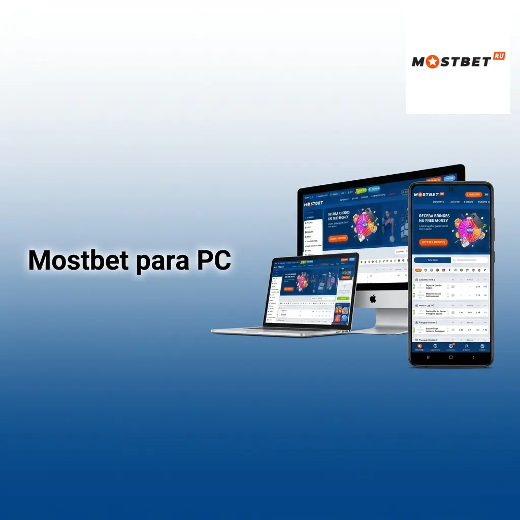 Acesso ao site oficial da Mostbet pelo navegador do PC para apostas esportivas e cassino online