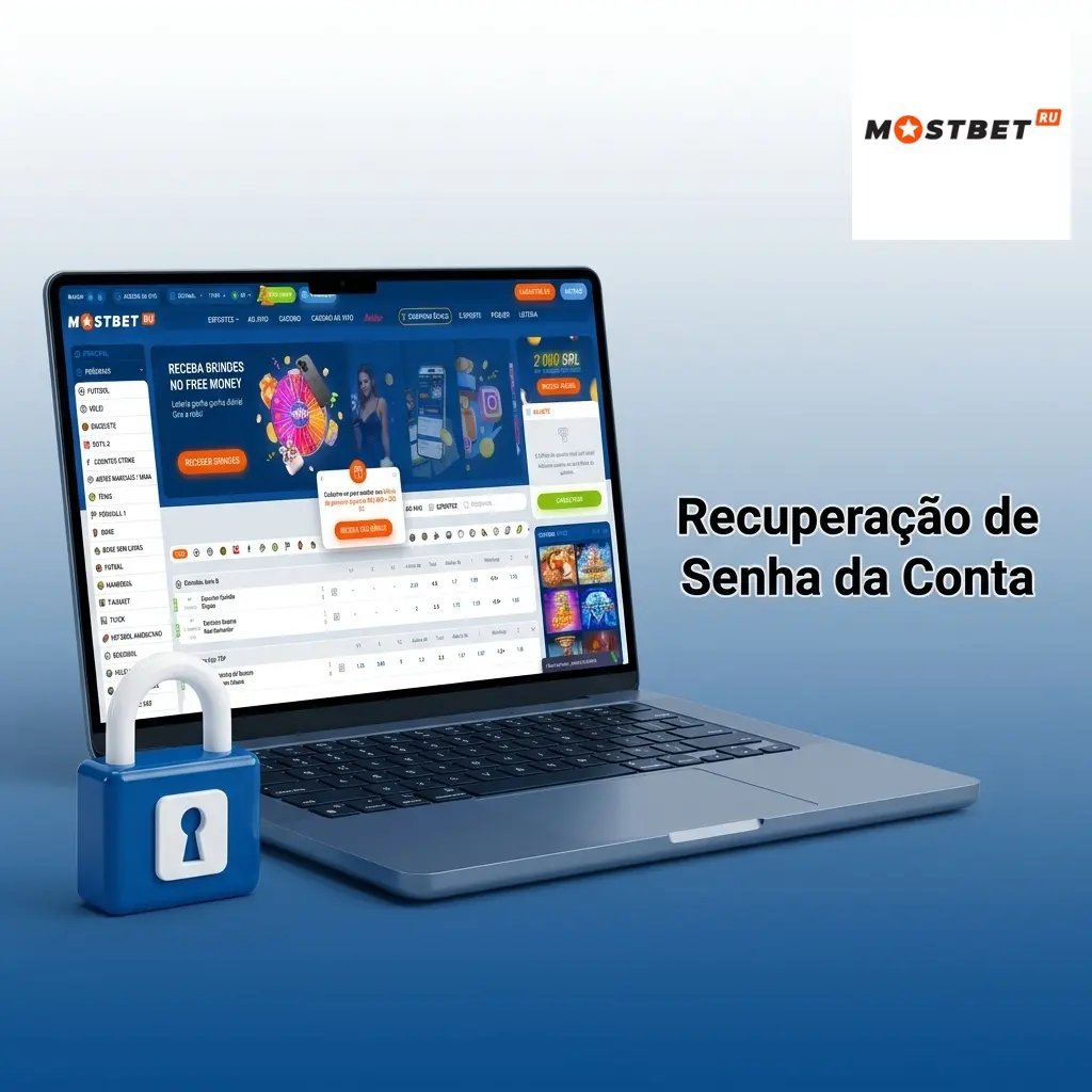 Passo a passo para recuperação de senha de conta via e-mail ou telefone com redefinição segura