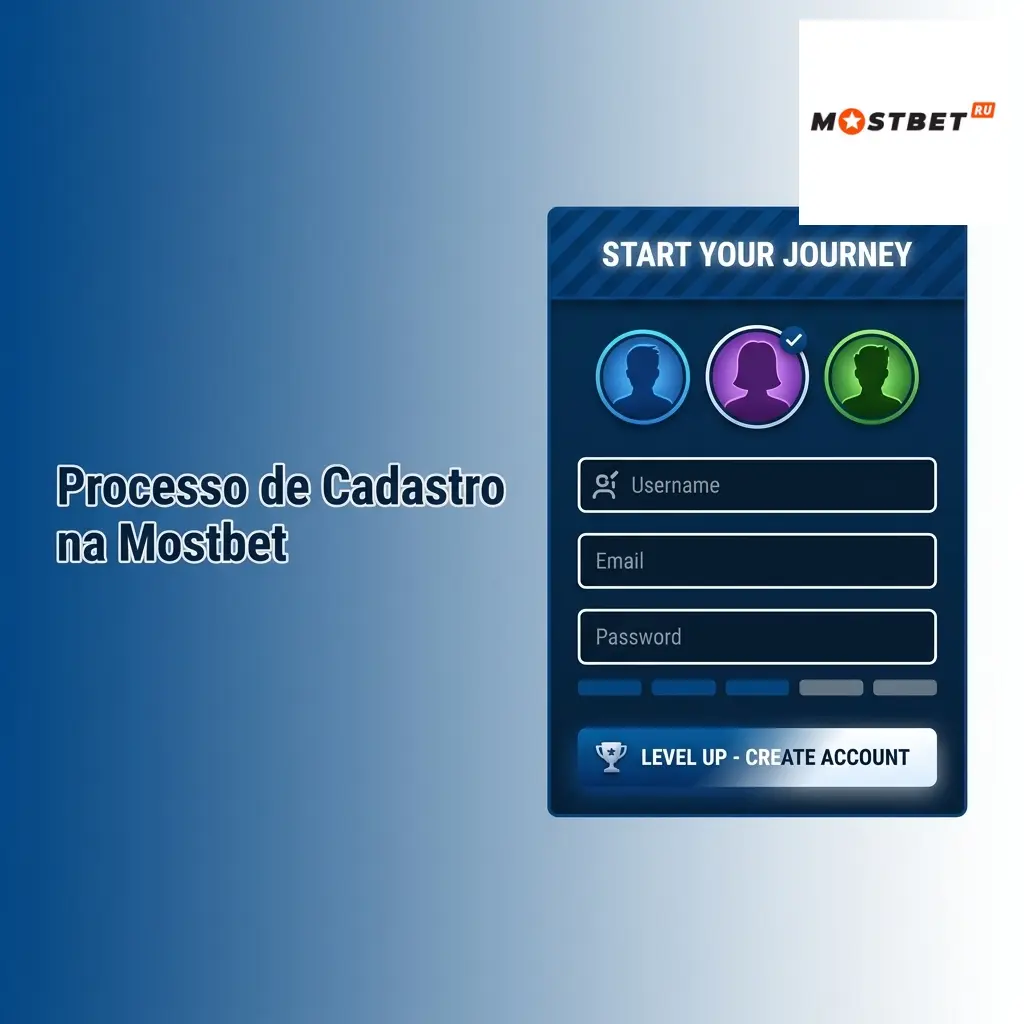 Passo a passo do processo de cadastro na Mostbet com opções de e-mail, telefone e redes sociais